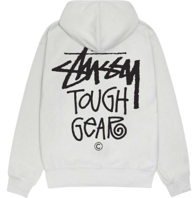 Stussy Tough Gear Felpa con cappuccio Grey Heather
