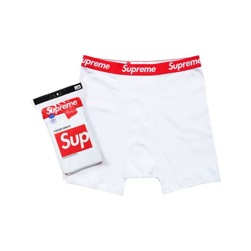 Supreme x Hanes Boxer Briefs White (4-Pack)
