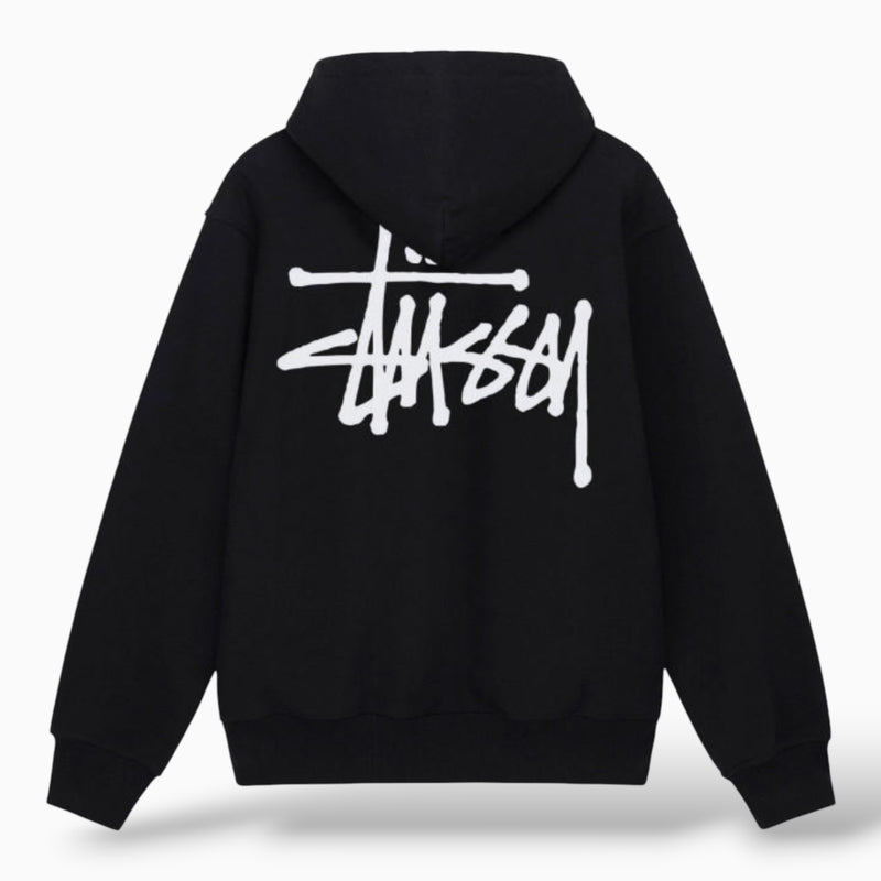 Stussy Stock Logo Hoodie Black
