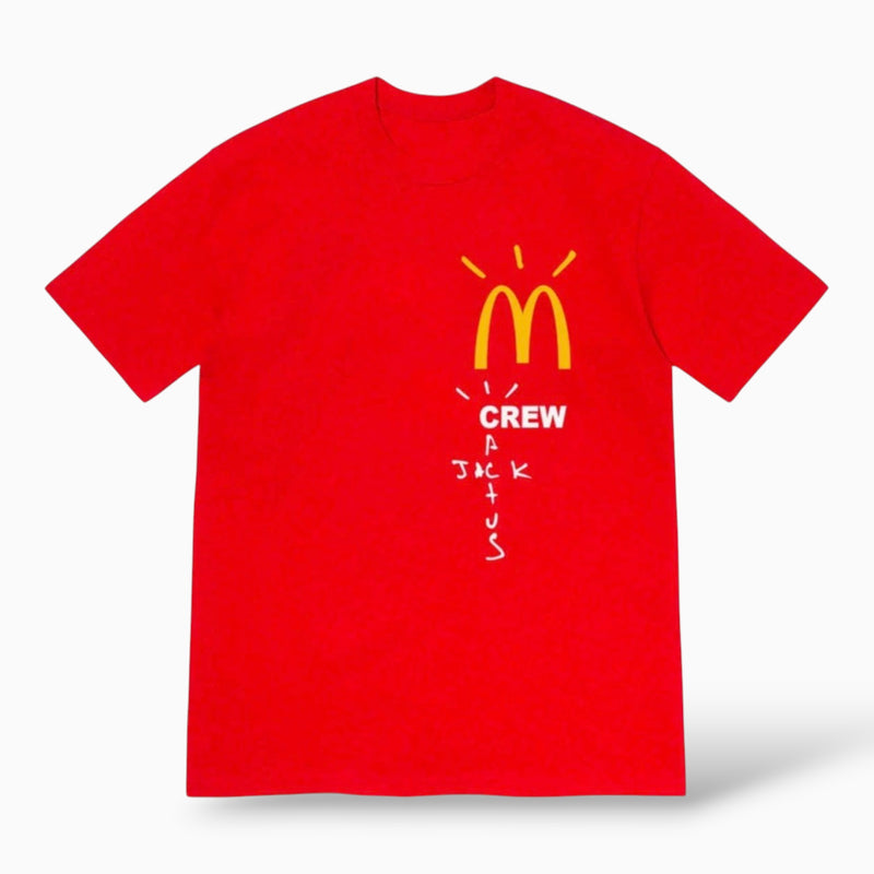 Travis Scott x McDonald's Crew T-shirt Red