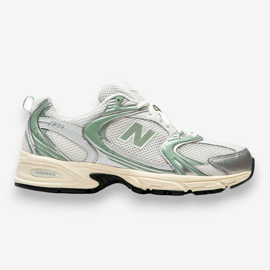 New Balance 530 Silver Metallic Mosaic Green