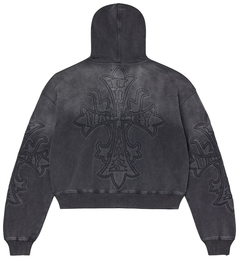 Vale Forever Bipolar Zip Up Hoodie Blue