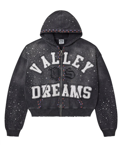 Vale Forever Classico Zip Up Sweatshirt Black