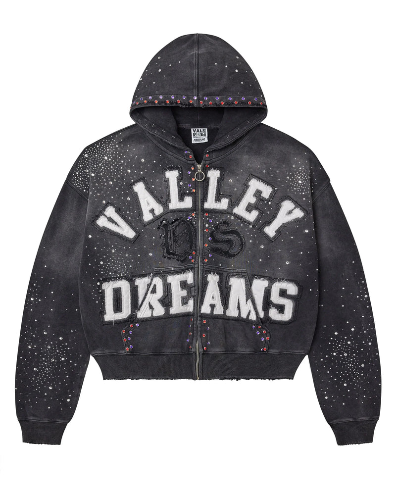 Vale Forever Classico Zip Up Sweatshirt Black