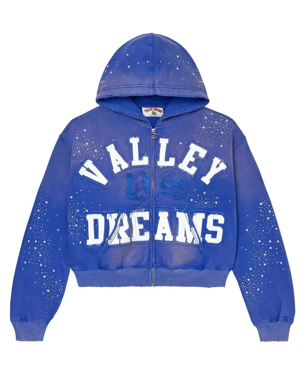 Vale Forever Classico Zip Up Sweatshirt Blue