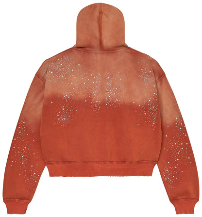 Vale Forever Classico Zip Up Sweatshirt Orange