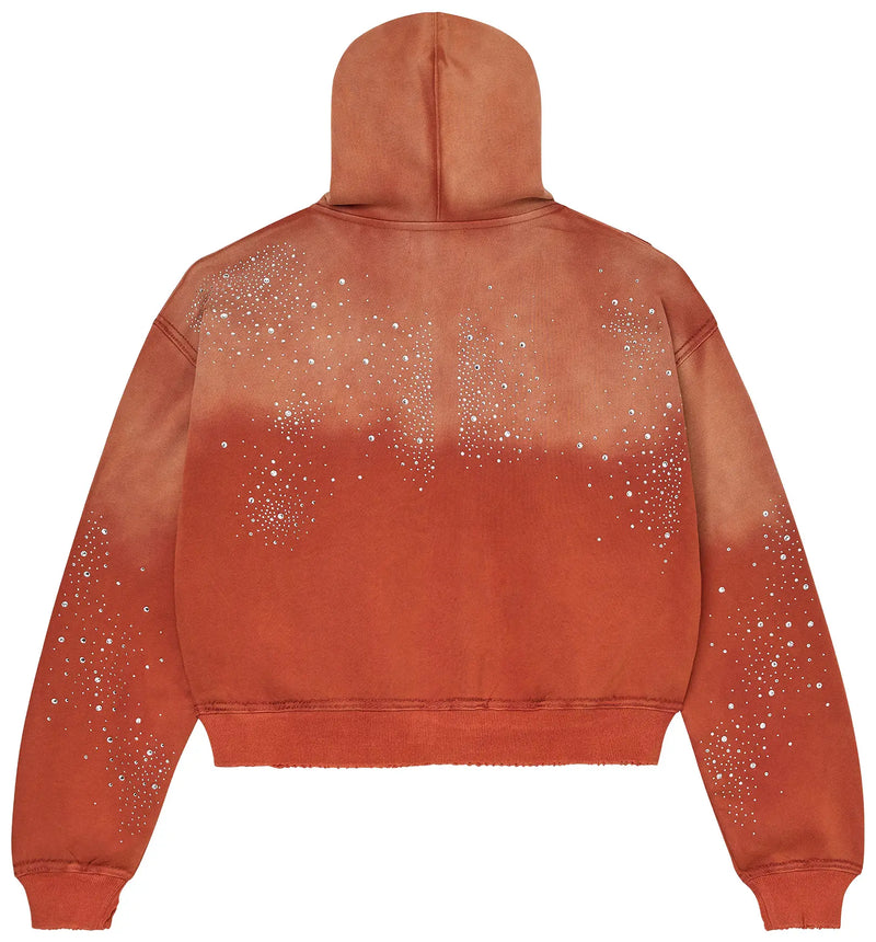 Vale Forever Classico Zip Up Sweatshirt Orange