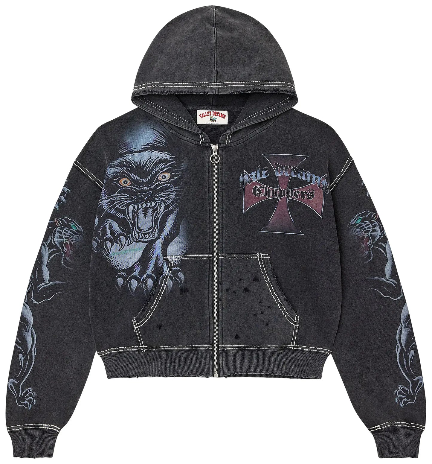 Vale Forever Hardy Boyz Zip Up Black