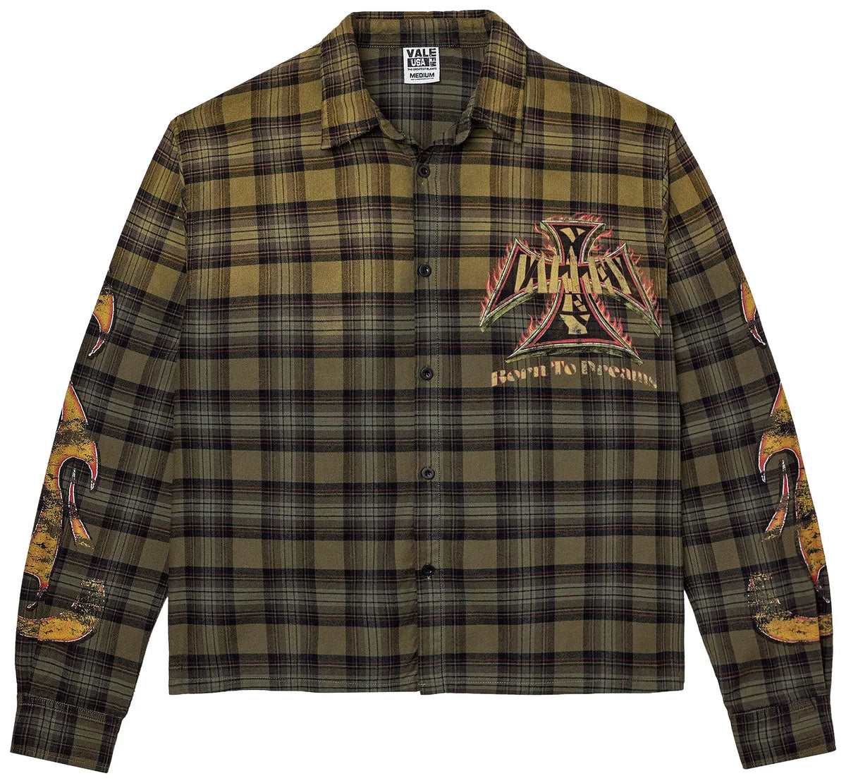 Vale Forever Reborn Camicia di flanella Green