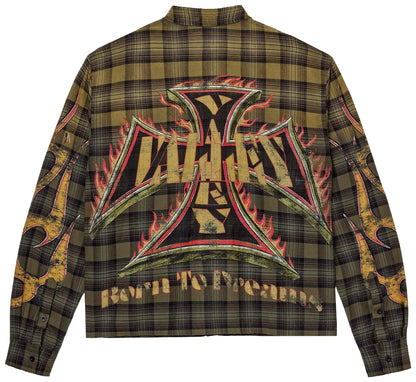 Vale Forever Reborn Flannel Green