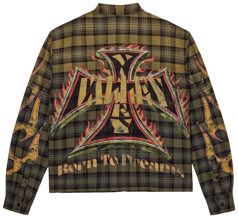 Vale Forever Reborn Flannel Green