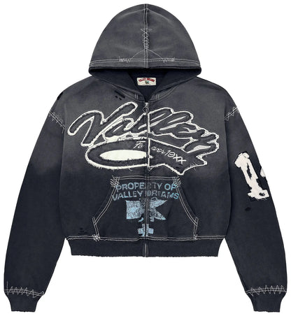 Vale Forever Religion Zip Up Hoodie Black