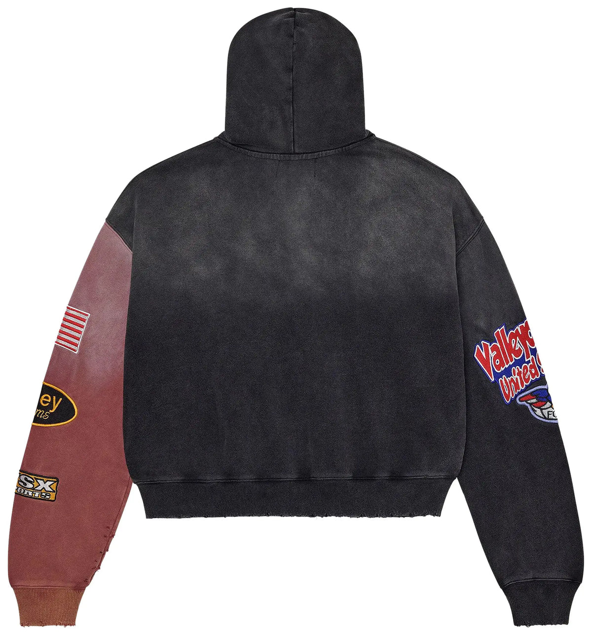 Vale Zip Up Two Face Hoodie