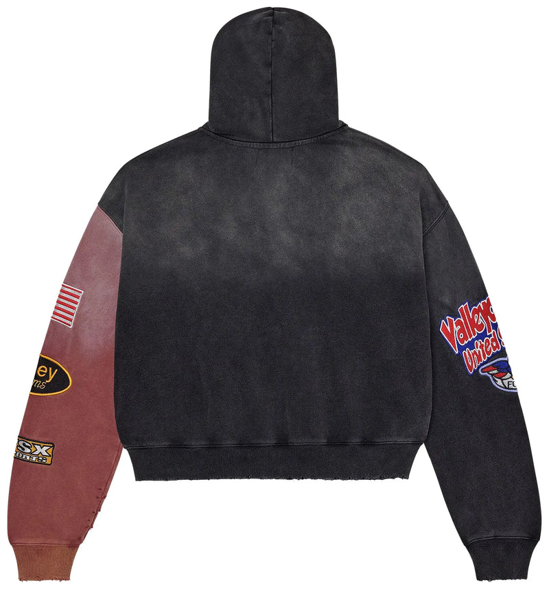 Vale Zip Up Two Face Hoodie