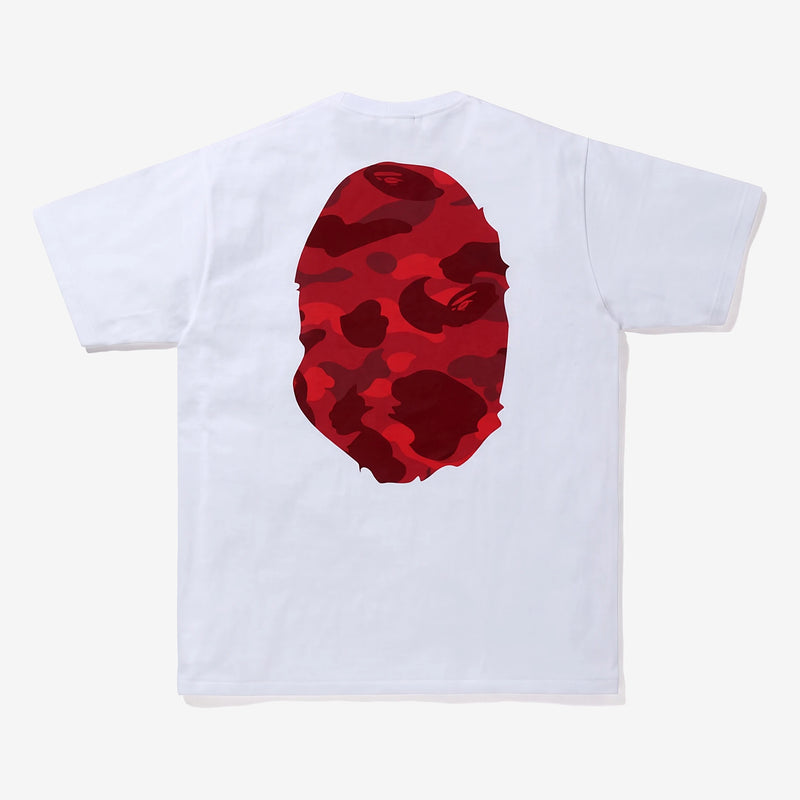 A Bathing Ape Camo Big Ape Head majica kratkih rukava, bijela/crvena