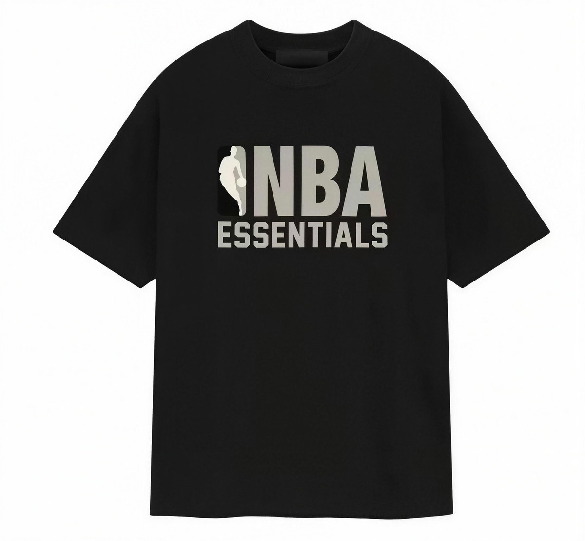 Essentials Fear of God x NBA SS25 Black T-Shirt