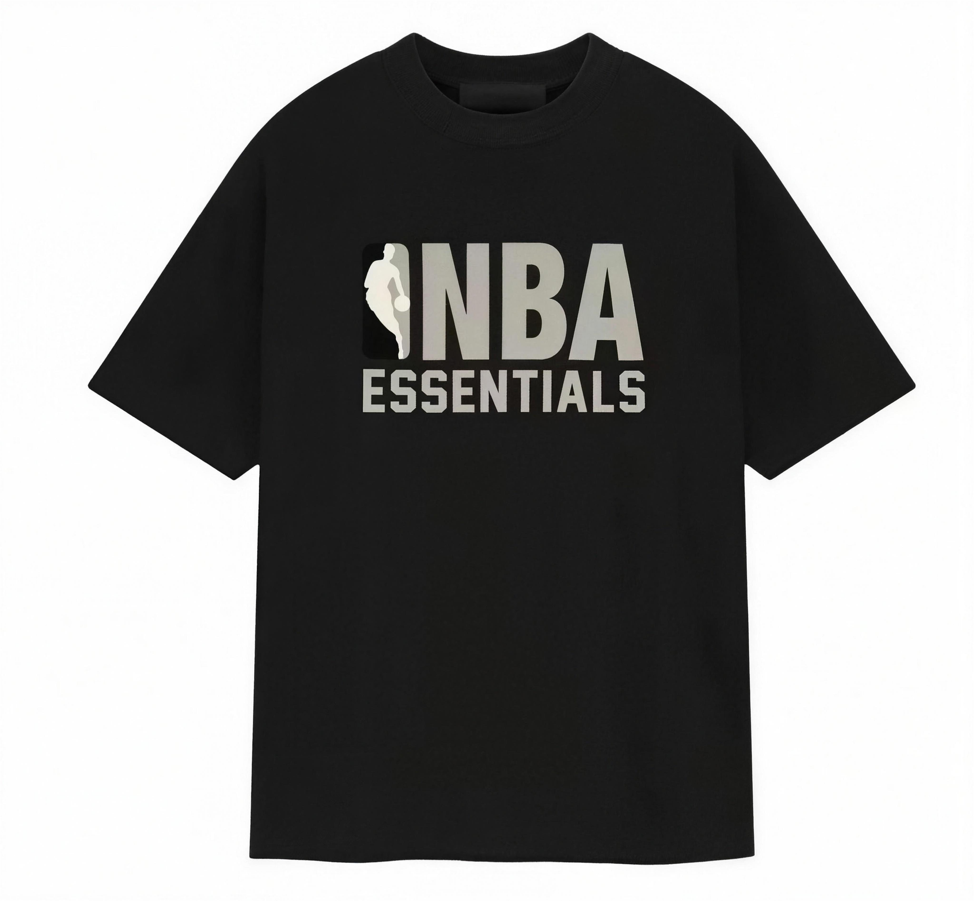 Essentials Fear of God x NBA SS25 Black T-Shirt
