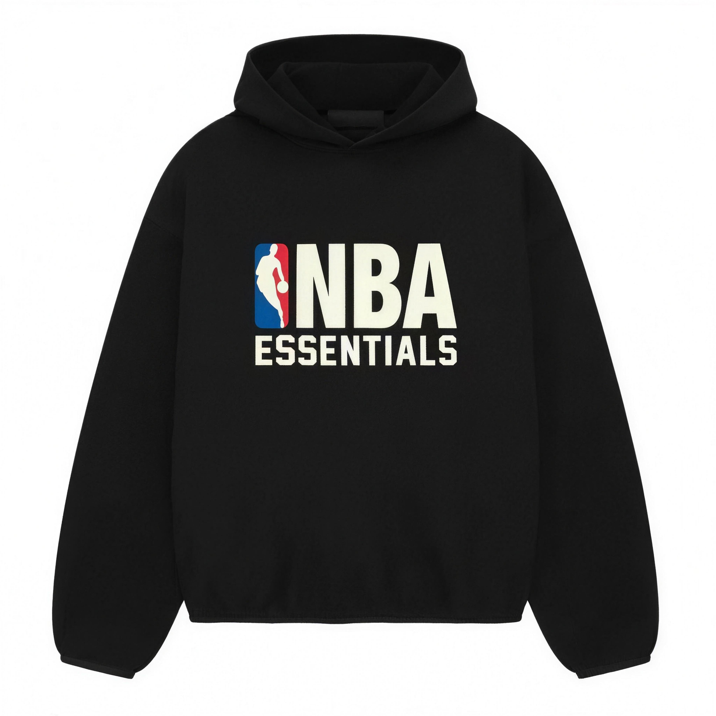 Essentials Fear of God x NBA FW24 Black Hoodie