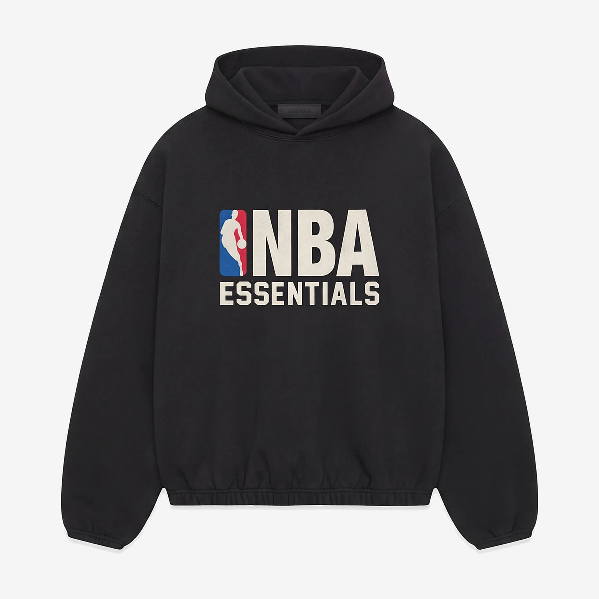Fear of God Essentials x NBA SS25 Black Hoodie
