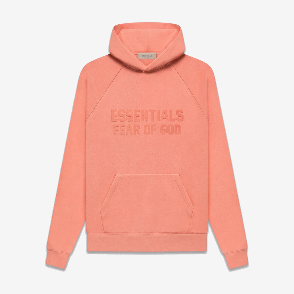 Hoodie Fear of God Essentials PF22 Coral