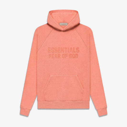 Essentials Fear of God PF22 Coral Hoodie