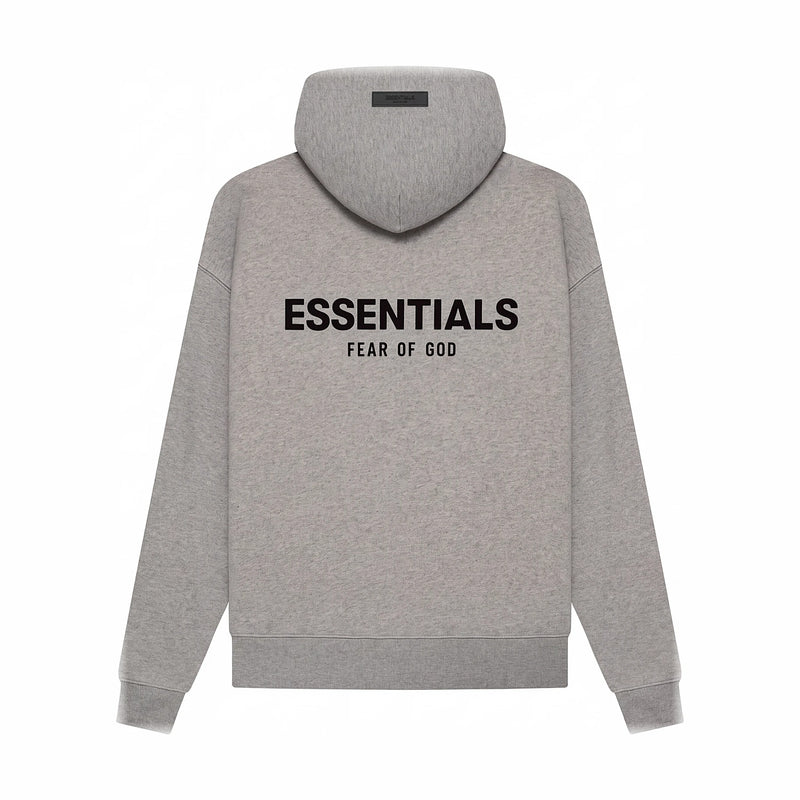 Essentials Fear of God SS22 Dark Oatmeal Hoodie