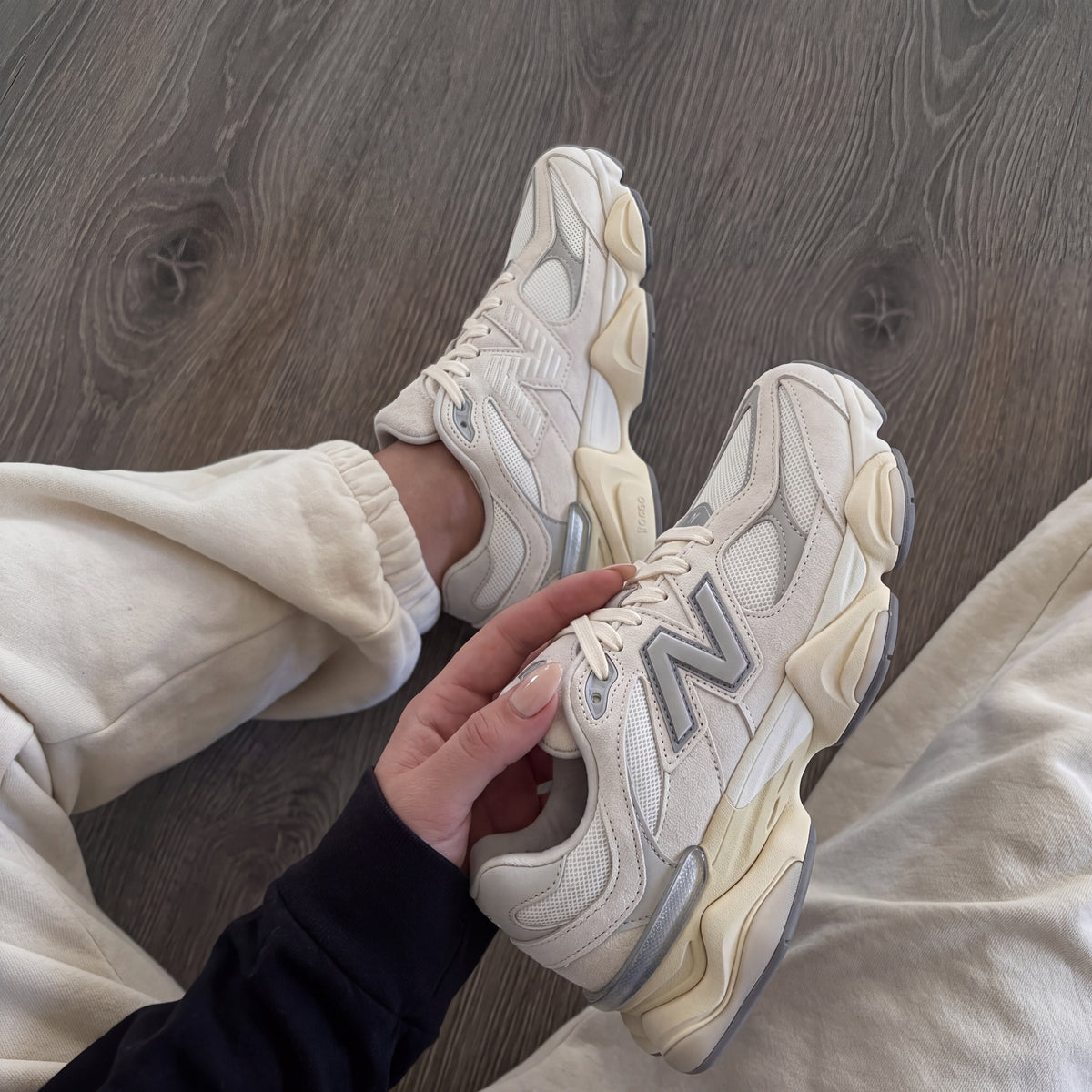 New Balance 9060 Seasalt White