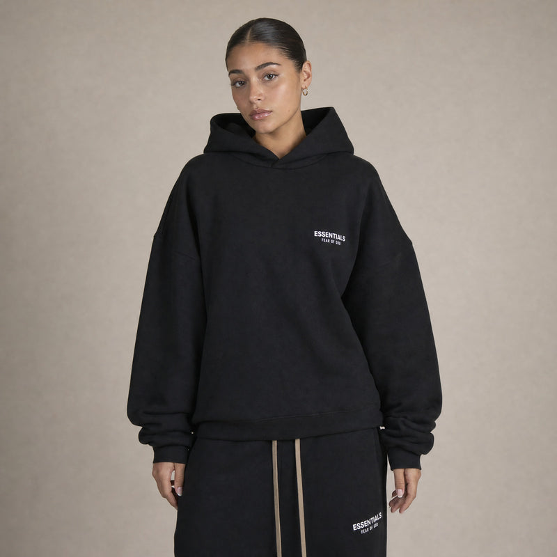 Fear of God Essentials FW24 Black Fleece Hoodie II