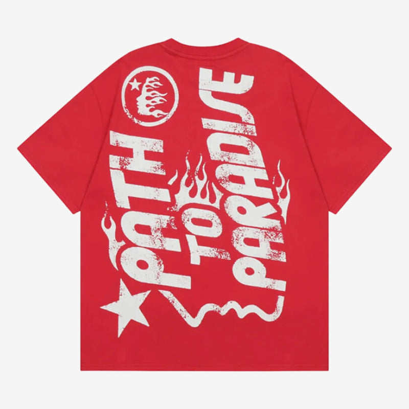 Hellstar Path To Paradise majica kratkih rukava Red