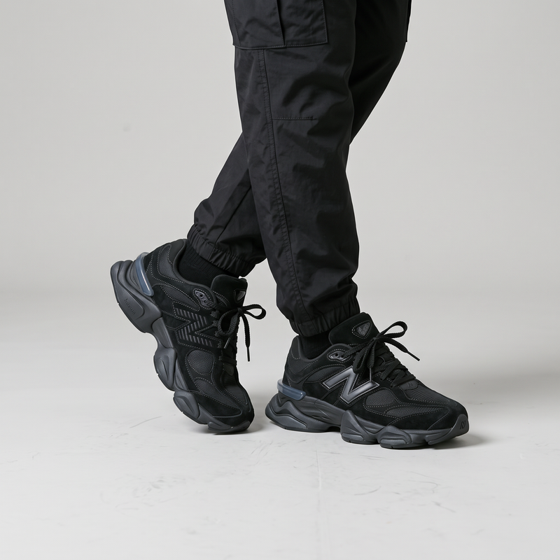New Balance 9060 Triple Black Men's