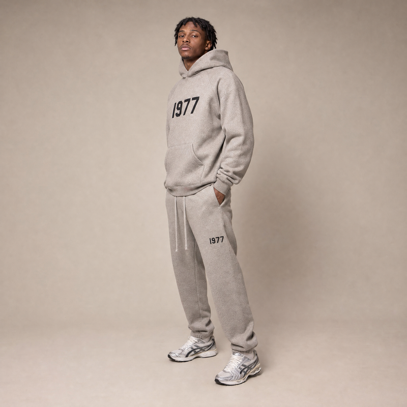Fear of God Essentials SS22 Dark Oatmeal 1977 Hoodie