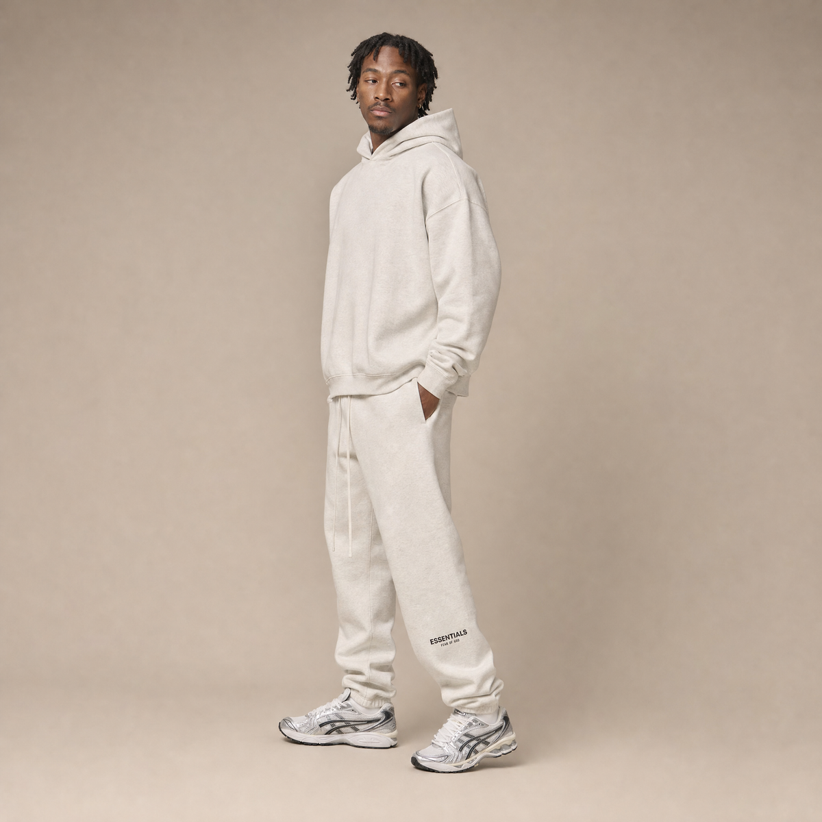 Fear of God Essentials FW22 Light Oatmeal Sweatpants
