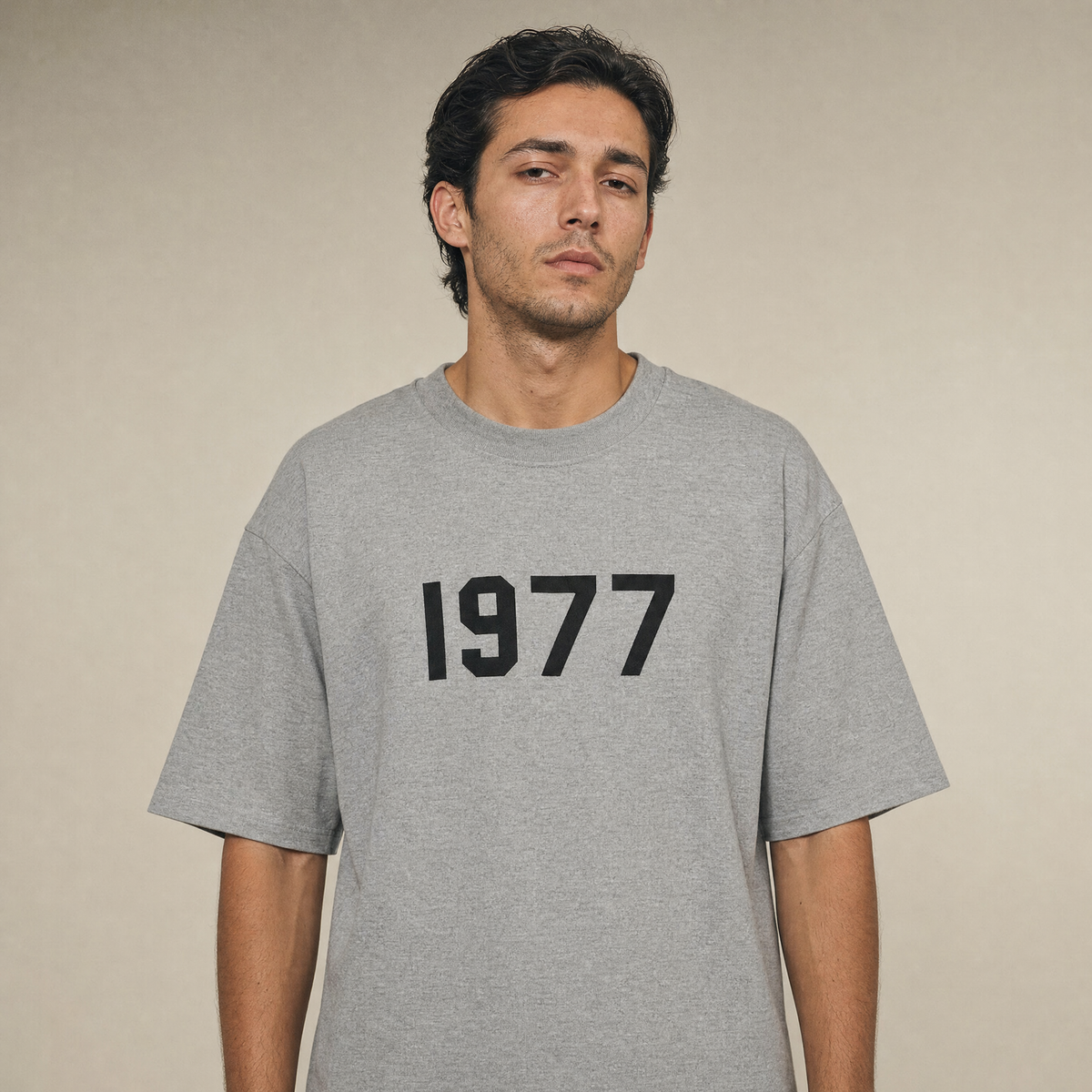 Fear of God Essentials ss22 Tee Dark Oatmeal 1977
