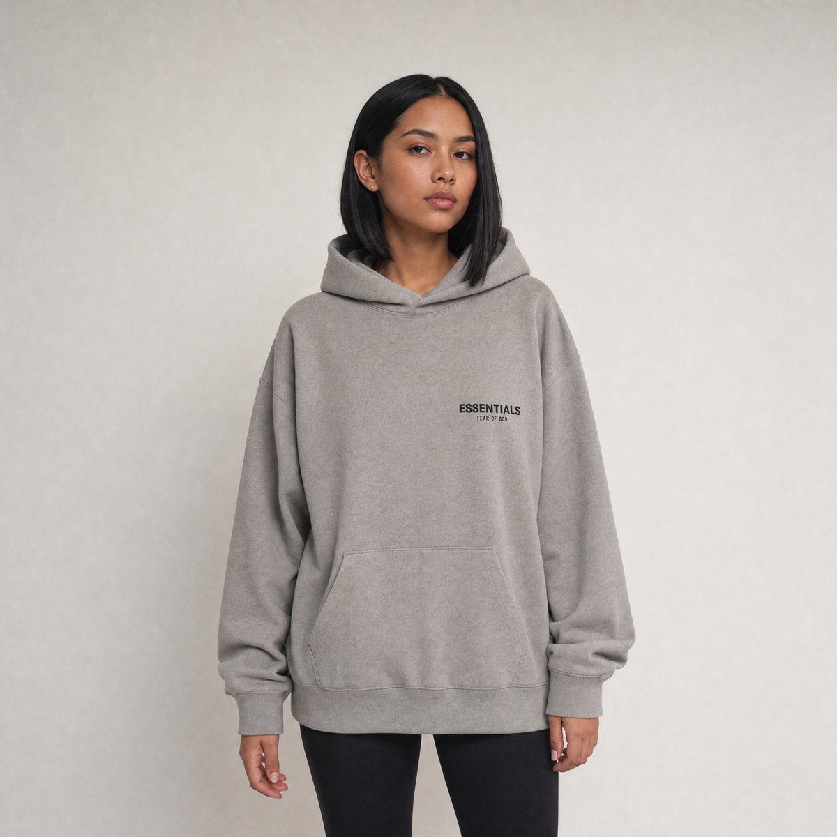Fear of God Essentials SS22 Dark Oatmeal Hoodie