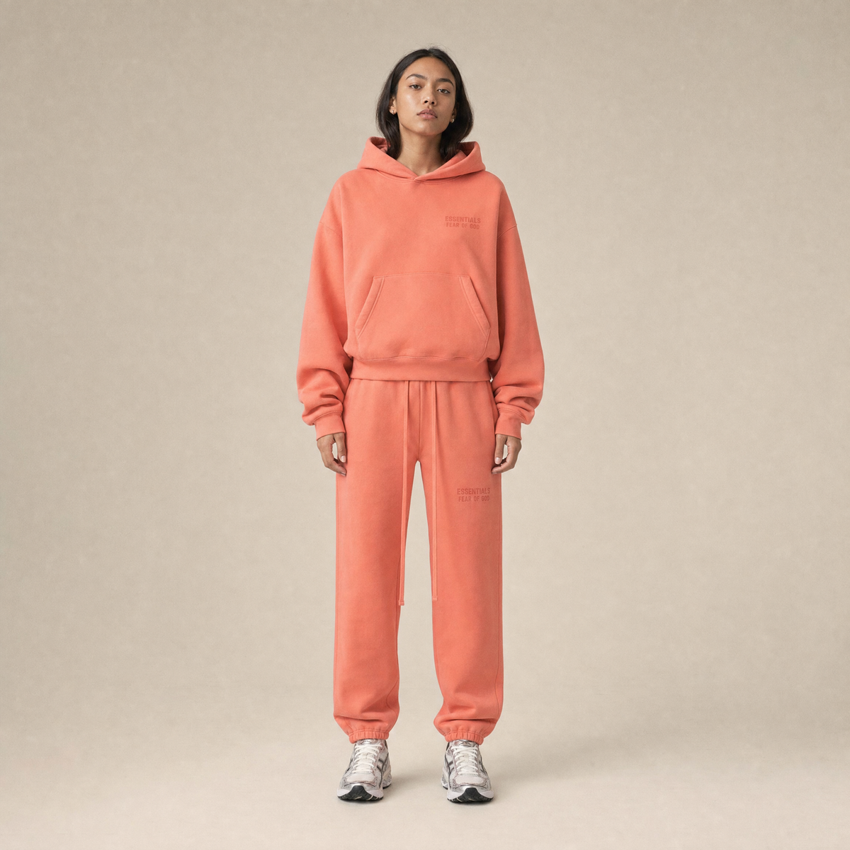 Fear of God Essentials PF22 Coral Sweatpants