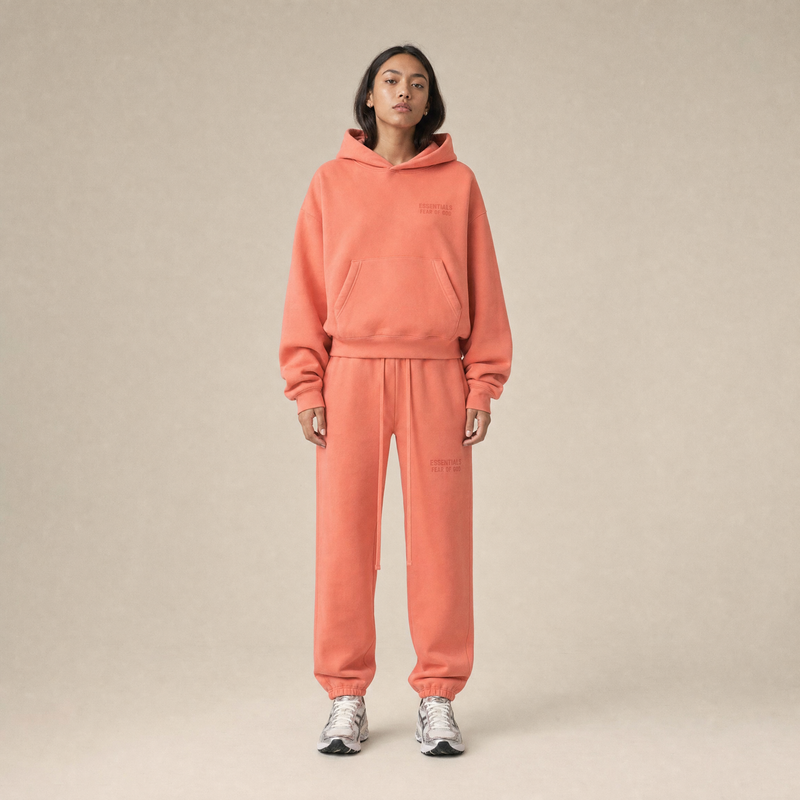 Fear of God Essentials PF22 Coral Sweatpants