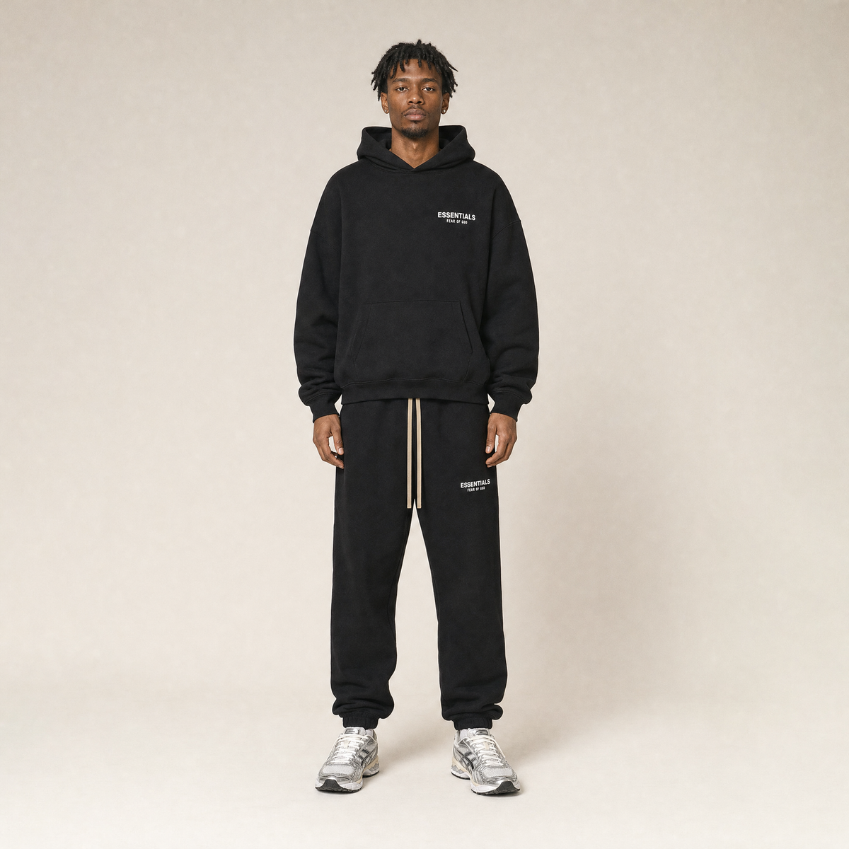 Fear of God Essentials FW24 Black Fleece Hoodie II