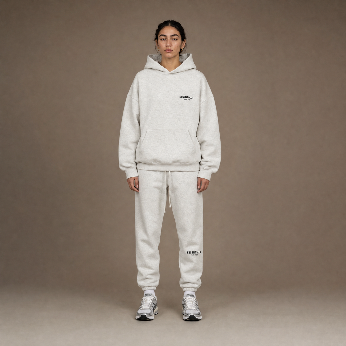 Fear of God Essentials FW22 Light Oatmeal Sweatpants