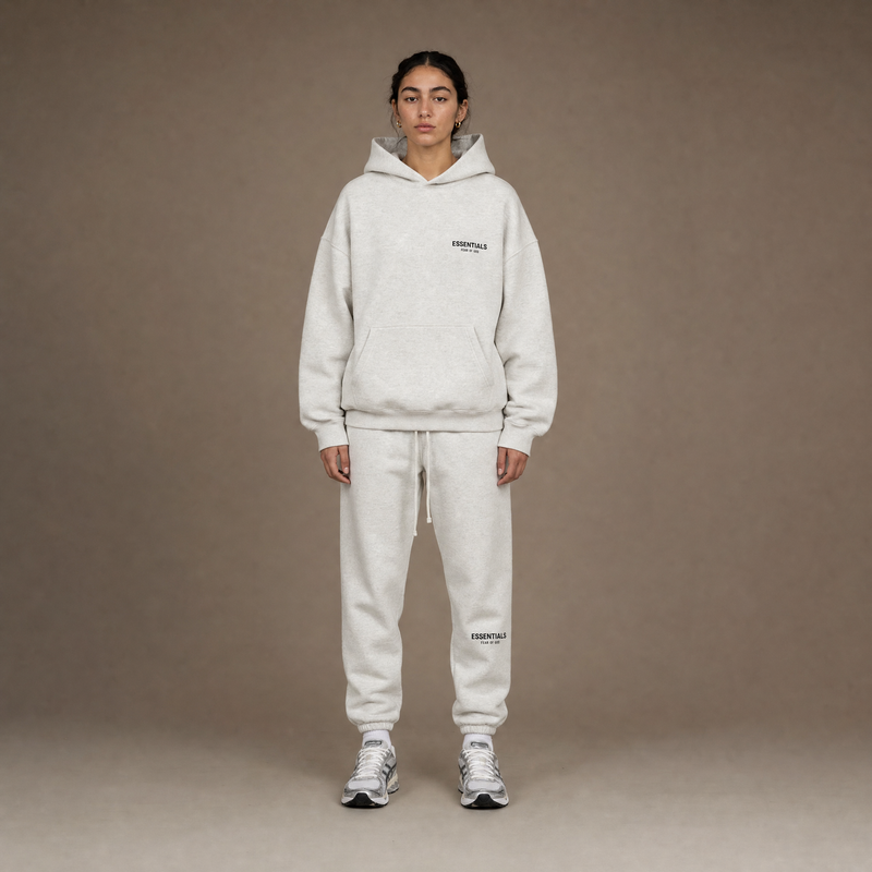 Fear of God Essentials FW22 Light Oatmeal Sweatpants