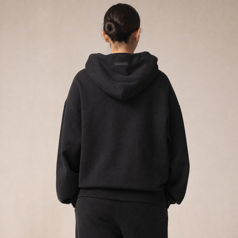 Fear of God Essentials x NBA SS25 Black Hoodie
