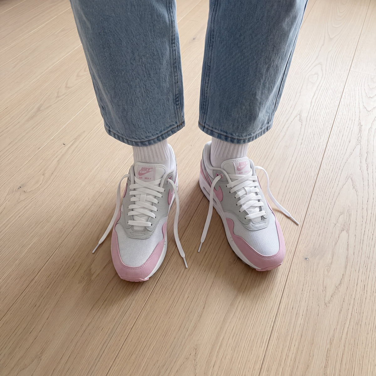 Nike Air Max 1 '87 Metallic Platinum Pink Rise (ženske)