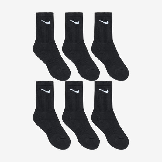 Nike Everyday Cushioned Crew Socken Black 6er-Pack