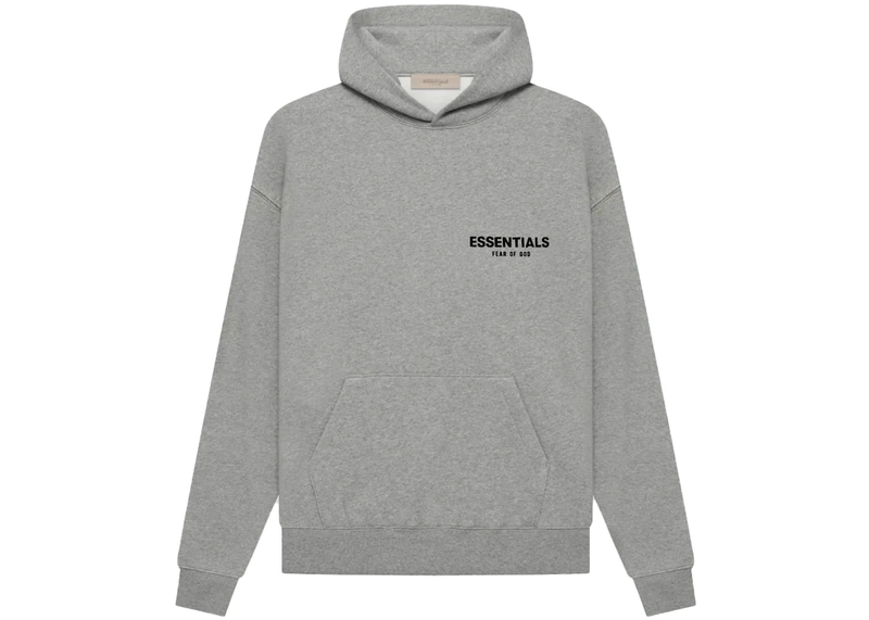 Essentials Fear of God SS22 Dark Oatmeal Hoodie