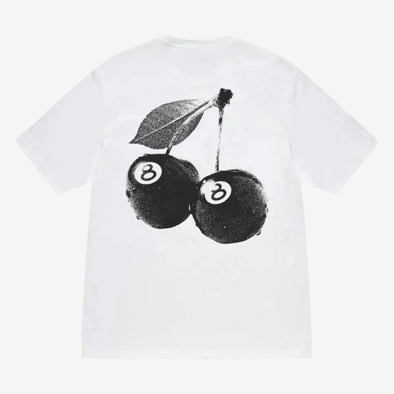 Stussy 8 Ball Cherries majica kratkih rukava White