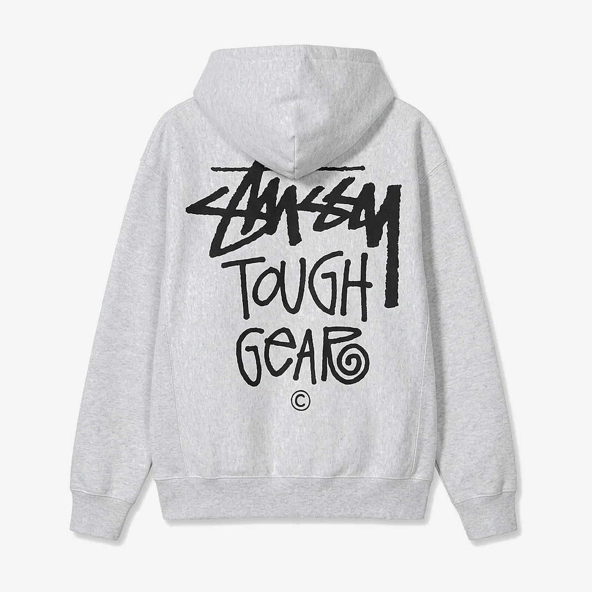 Stussy Tough Gear Hoodie Grey Heather