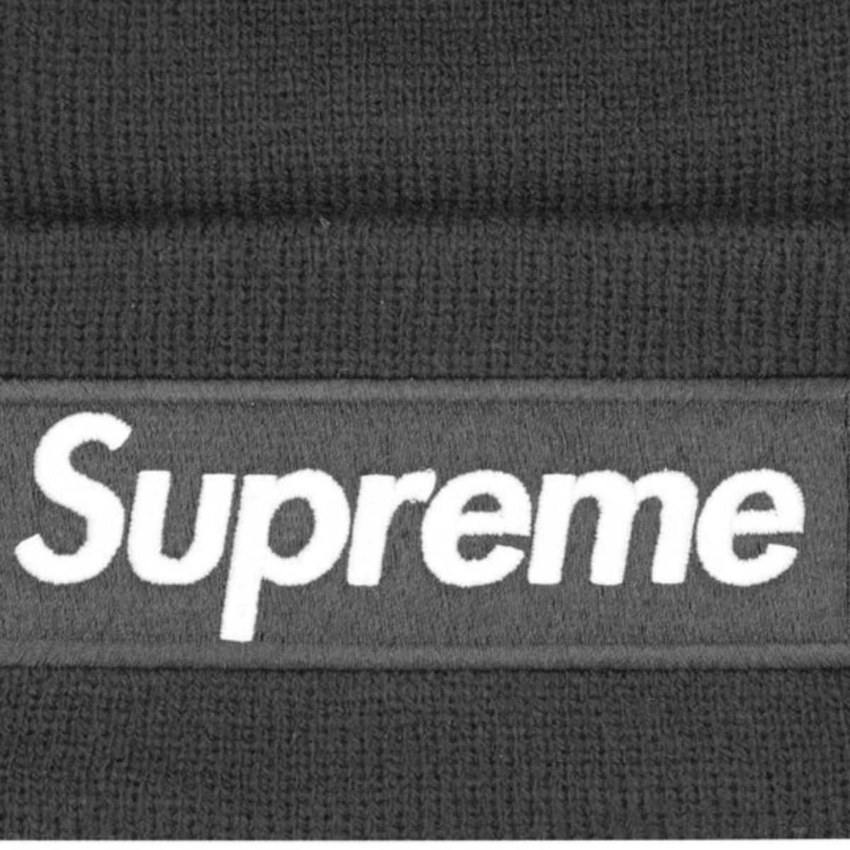Supreme New Era Box Logo Beanie Black