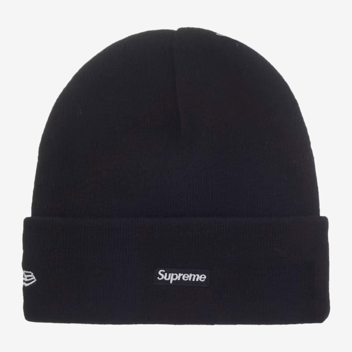 Supreme New Era Gothic Logo Beanie Black