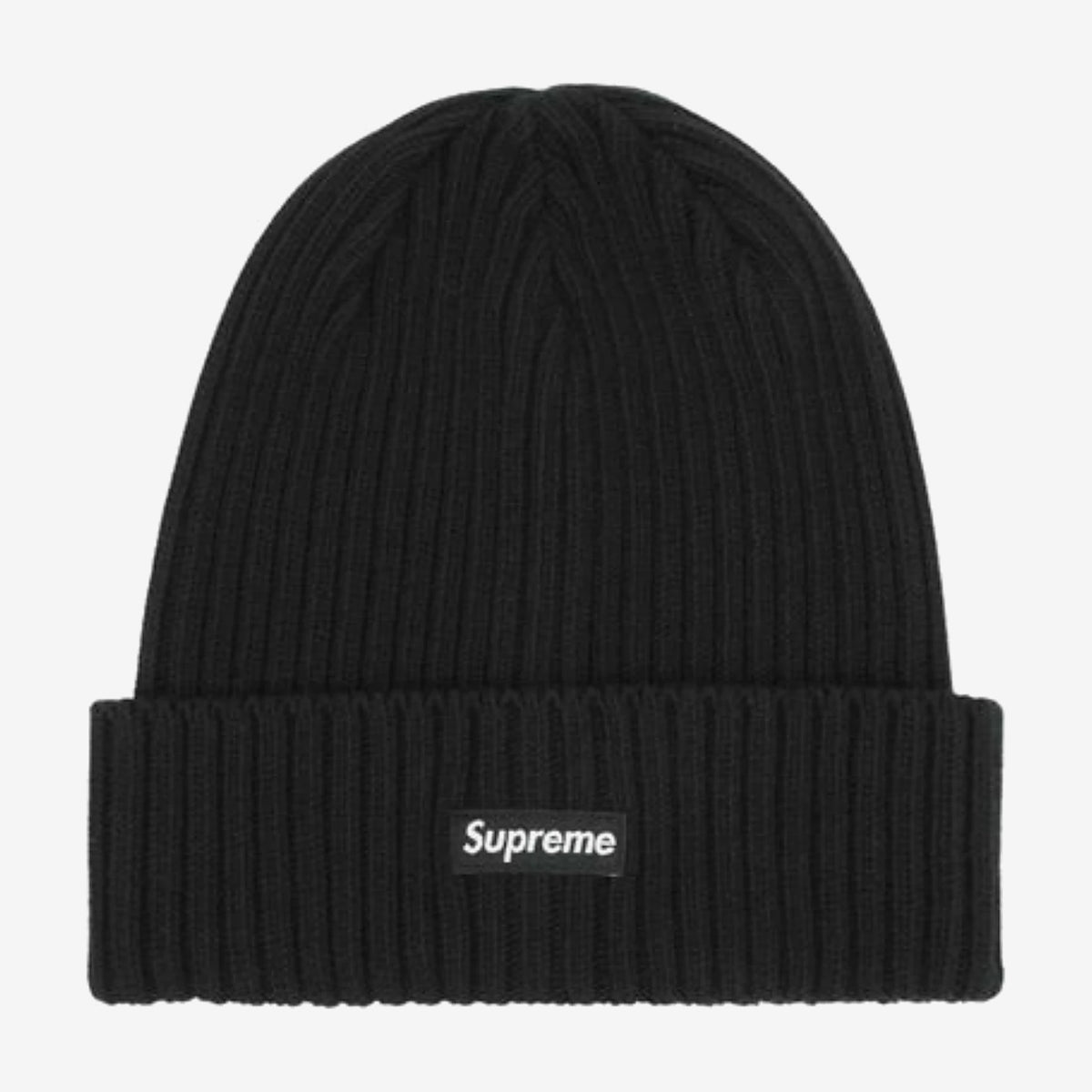 Supreme Ribbed Beanie Black