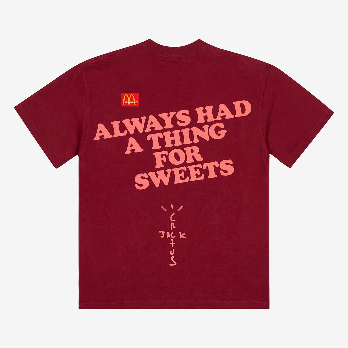 Travis Scott x McDonald's Apple Pie T-Shirt Red