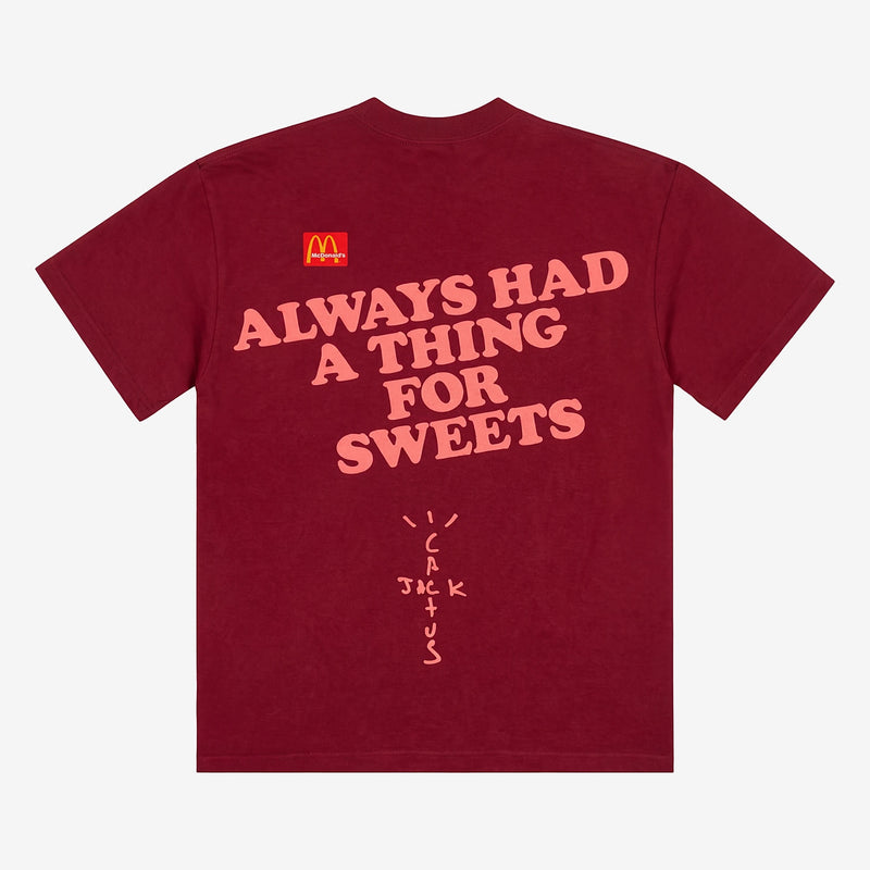 Travis Scott x McDonald's Apple Pie T-Shirt Red